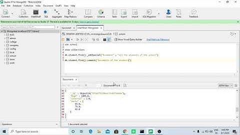 Query Modifiers in MongoDB