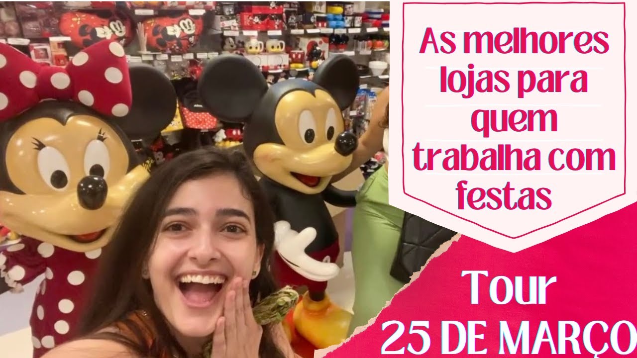 Tour pelas lojas de artesanato e festas da 25 de março!! - YouTube