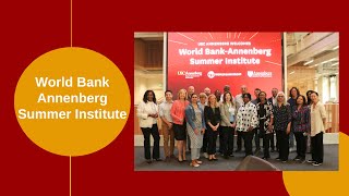 2024 World Bank-Annenberg Summer Institute