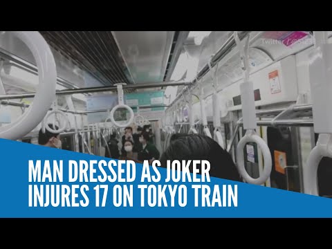 Man dressed as Joker injures 17 on Tokyo train