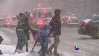 Tormenta invernal paraliza el este de Estados Unidos -- Noticiero Univisión