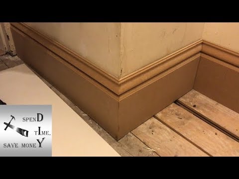 Video: How To Cut A Corner On A Skirting Board