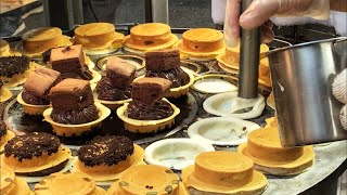 Oreo Chocolate Brownie Wheel Pies / Taiwan Street Food / Keelung Miaokou Night Market 巧克力蛋糕車輪餅/ 基隆美食