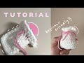 how to crochet drawstring pouch bag | absolute beginner crochet tutorial | easy project