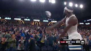 Patrick Beverly Celebrates his Win to the Crowd as "Aloe Blacc - The Man" plays (1080p 60fps)