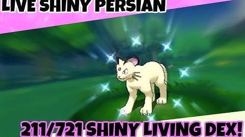 [LIVE] SHINY PERSIAN REACTION! | 746 DEXNAV ENCOUNTERS | SHINY LIVING DEX POKEMON OMEGA RUBY
