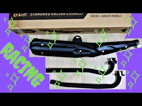 GL RACING STANDARD CUTTING RACING EXHAUST MOTO YAMAHA LAGENDA 115Z & EFI MODEL REVIEW!