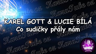 KAREL GOTT & LUCIE BÍLÁ - Co sudičky přály nám (KARAOKE)