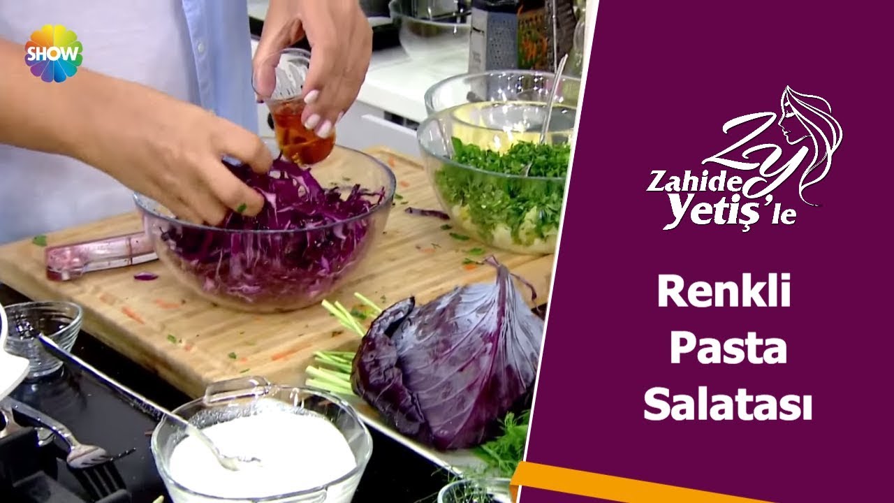 Renkli Pasta Salatası Tarifi YouTube