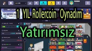 1 Yıl Rollercoin Yatırımsız Sadece oyun oynayarak ve Görev Yaparak Cripto Para Kazanma