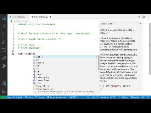 Python Basics - 18 - int function (Nepali)