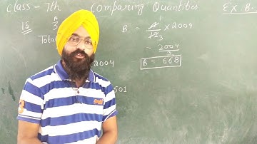 Comparing Quantities class 7 exercise 8.1 Question 15