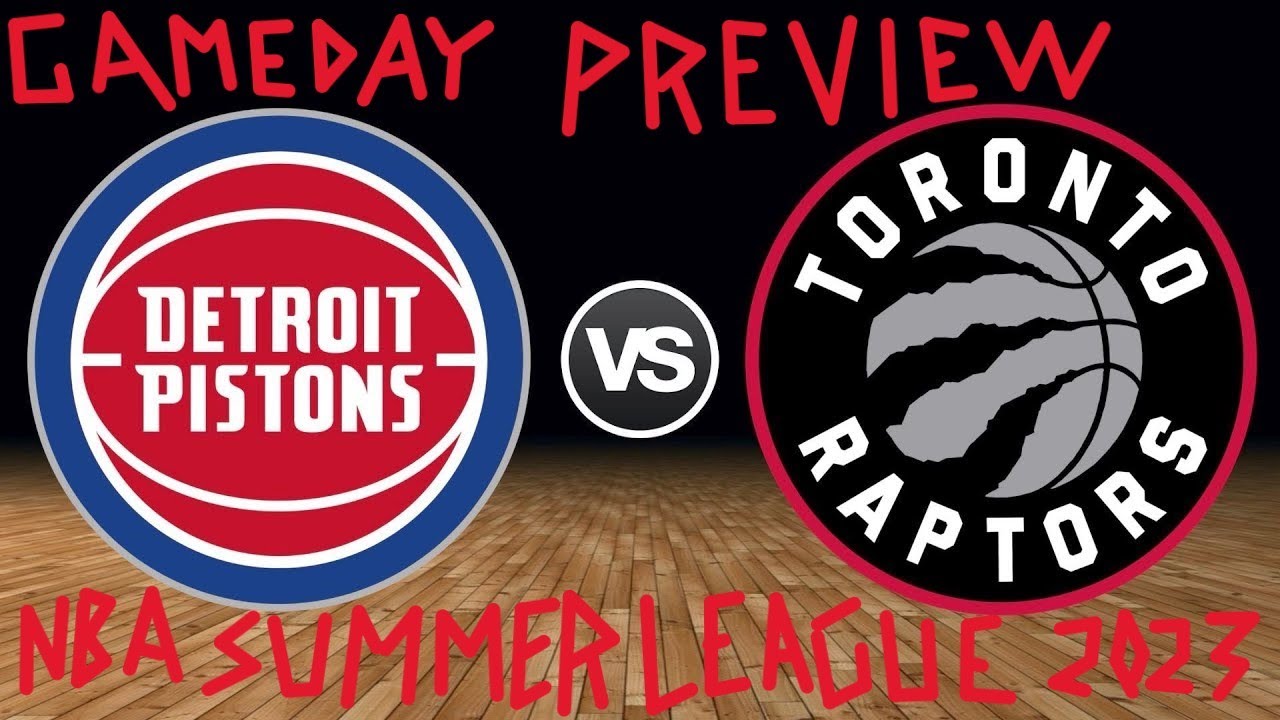 Raptors vs. Pistons Preview The 2023 NBA Summer League continues against a tough Detroit team
