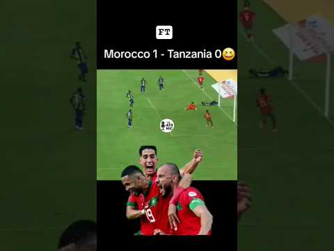CHAN 2024 2025 TANZANIA ELIMINATED FT SCORES TANZANIA 0 1 MOROCCO Tanzania Morocco Football