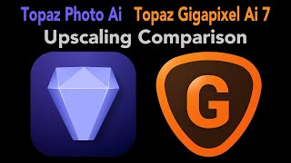 TOPAZ PHOTO AI and TOPAZ GIGAPIXEL AI (Upscaling and Enhancing Comparison)