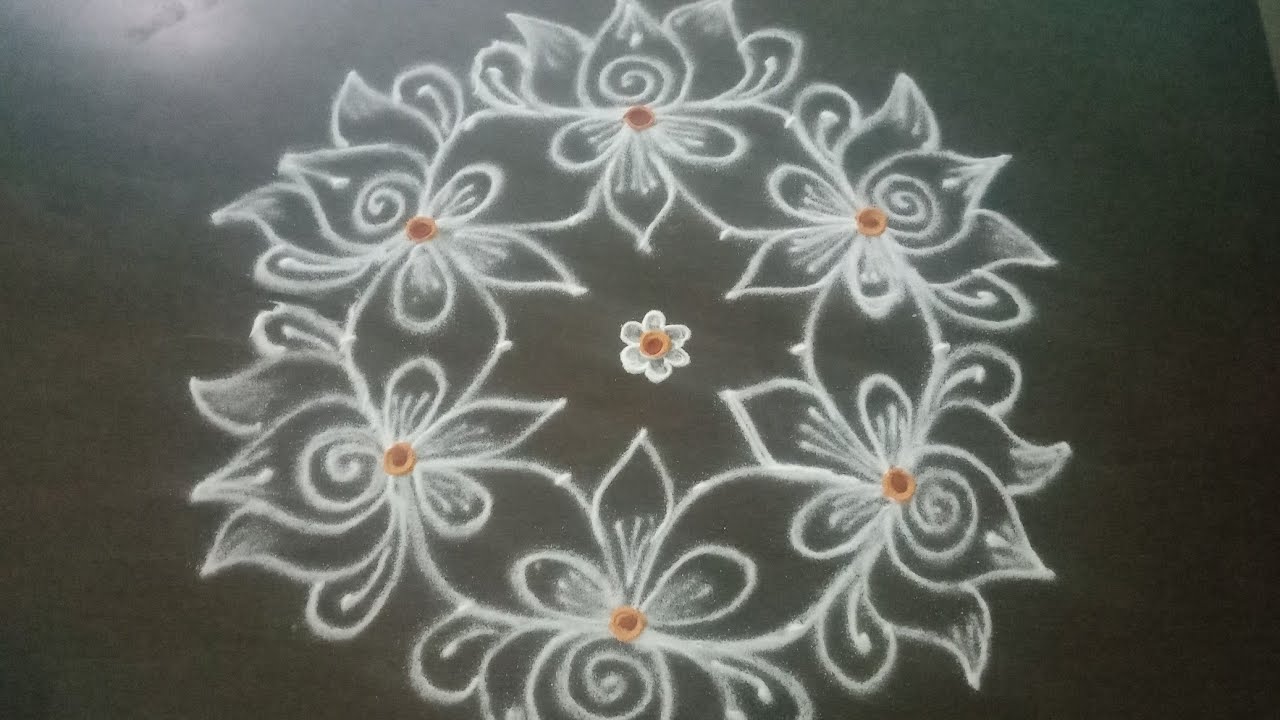 Friday rangoli/easy rangoli/simple rangoli/daily rangoli/Friday kolam/easy kolam/daily kolam/simple 