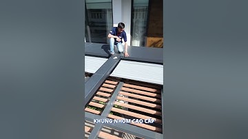 MÁI BẠT XẾP TỰ ĐỘNG KHUNG NHÔM AGS - Hàng nhập khẩu nguyên bộ | AGS 0917 838 080