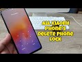 Forgot Screen Lock? All Xiaomi, Redmi, Poco Phones. Remove pin, pattern, password lock.