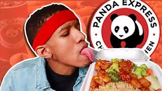 PANDA EXPRESS MUKBANG (I got robbed)