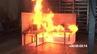 Water Mist Fire Demonstration