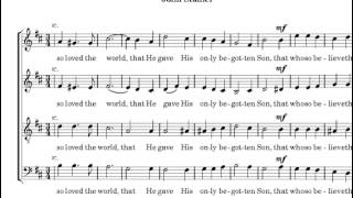 God So Loved The World - John Stainer - Manchester Chorale chords