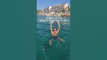 Treading water made simple with iSwim School! 🌊 #swimming #howtoswim #learntoswim #goswim #swim