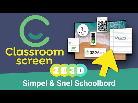 Classroomscreen - snel & simpel schoolbord