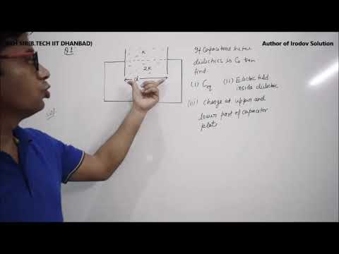 Equivalent Capacitance and electric field inside dielectric between ...