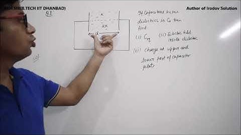 Equivalent Capacitance and electric field inside dielectric between capacitor by RKH Sir