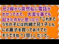 【その神経がわからん しんどいw】兄2嫁から突然私に電話がかかってきて、大変な事でも起きたのかと思ったら「これまでうちの子には内緒で兄1子くんにお菓子を買ってあげてたそうですね?(怒)」だって。