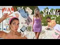 SPRING IN THE CITY! picnic + miami prep (trying on outfits!!)