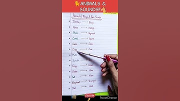 ANIMALS & their SOUNDS!!🔥📕🔥 #shorts #short #viral #youtubeshorts