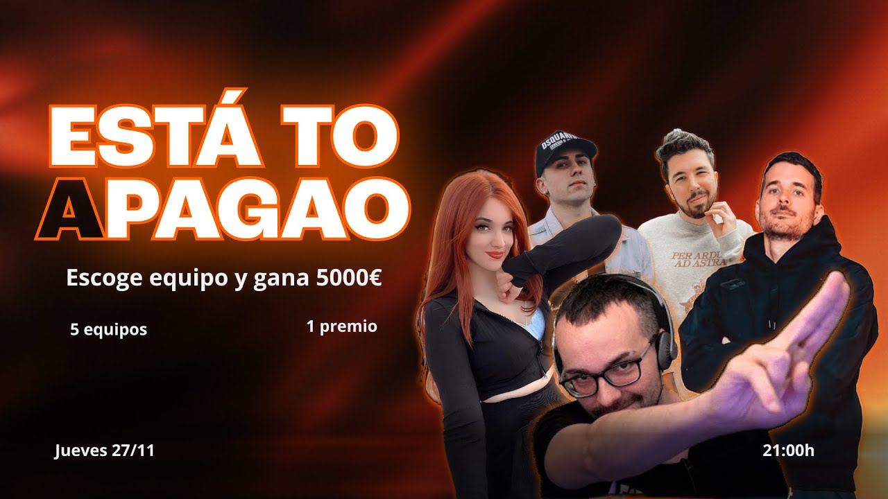 ESTÁ TO aPAGAO x PcComponentes | 5 equipos y un solo PREMIO 🏆