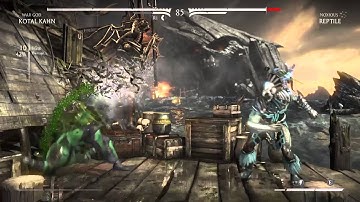 Mortal Kombat X Kotal Kahn Brutality Sawed-off