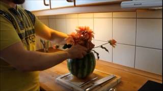 Flower Factory Danmark - Sommerdessert Med Kunstige Blomster Og Ferskner