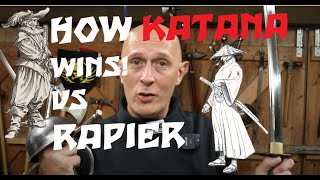 How a Katana Swordsman destroys a Rapier Swordsman!