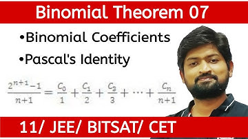 Binomial Theorem 07 l Analysis of Binomial Coefficients Part 2 l JEE/BITSAT/CET/CBSE/Class 11
