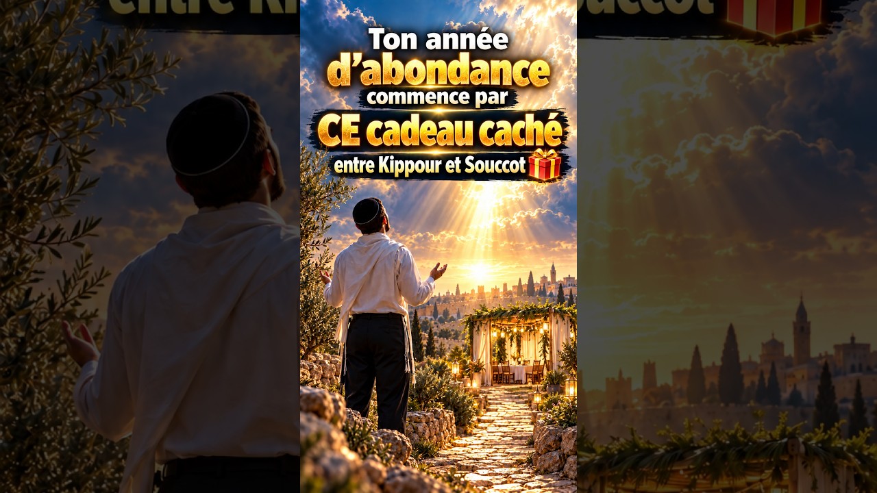 #souccot 👉Ton année d'abondance commence par CE cadeau caché entre Kippour et Souccot 🎁
