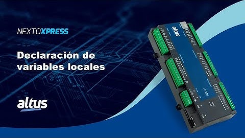 Nexto Xpress #08 - Declaración de variables locales