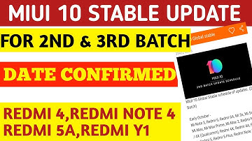MIUI 10 CONFIRM DATE FOR SECOND BATCH AND THIRD BATCH // MIUI 10 FOR ALL XIAOMI DEVICE ROLLING OUT