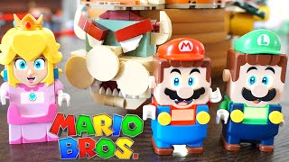 Super Mario World LEGO! Multiple Sets with Bowser&#39;s Airship from the Movie!