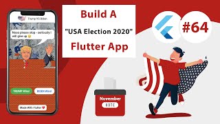 Flutter Tutorial - Build A "USA Election 2020" Flutter App screenshot 3