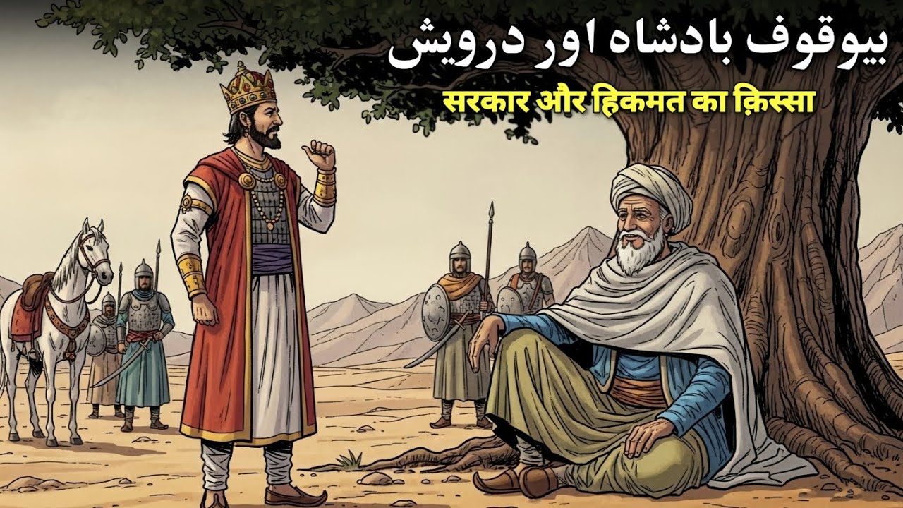 Bewaqoof  Badshah Aur Dana Darwesh | बेवक़ूफ़ बादशाह और दरवेश  | Urdu Moral Story | Islamic Story 