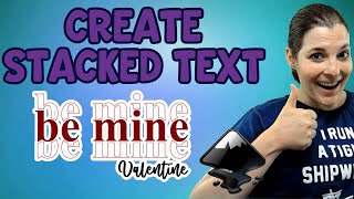 Create a stacked text effect in Inkscape - Inkscape SVG Tutorials - Create and Sell SVGs on Etsy