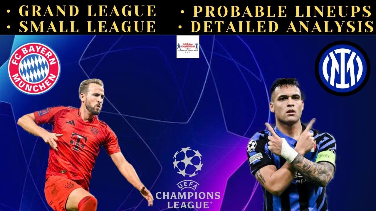 BAY vs INT DREAM11| Bayern Munich vs Inter Milan| Dream11 Predictions|