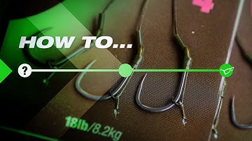 How To Tie A Combi Rig With Loops And Booms | Carp Fishing - Korda Koach Rob Burgess