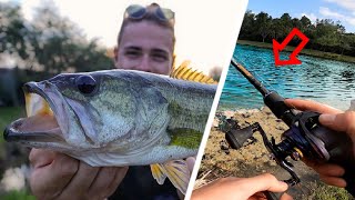 VISSEN IN FLORIDA!! (Largemouth bass) -- Vlog 12