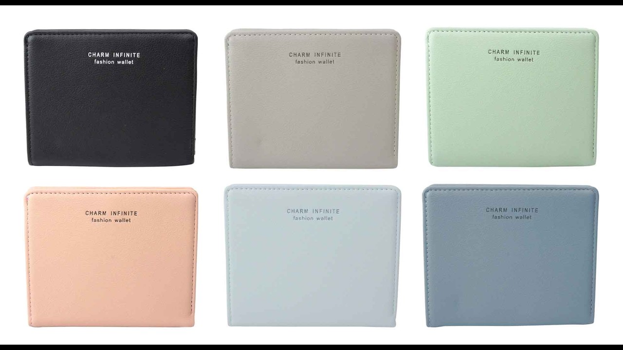 お札･小銭･カード入れの3タイプポケット！薄型 折りたたみ財布 PR-WALLET10