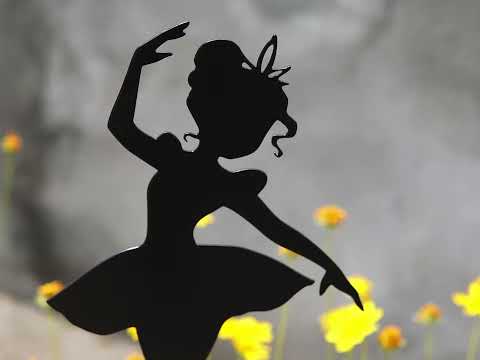 Декор Балерини з металу для саду, газону або клумби., видео 1