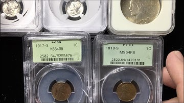 PCGS & NGC crackout regrades - Wheat Cents, Mercury Dimes, Peace Dollar - Do Not Try This At Home